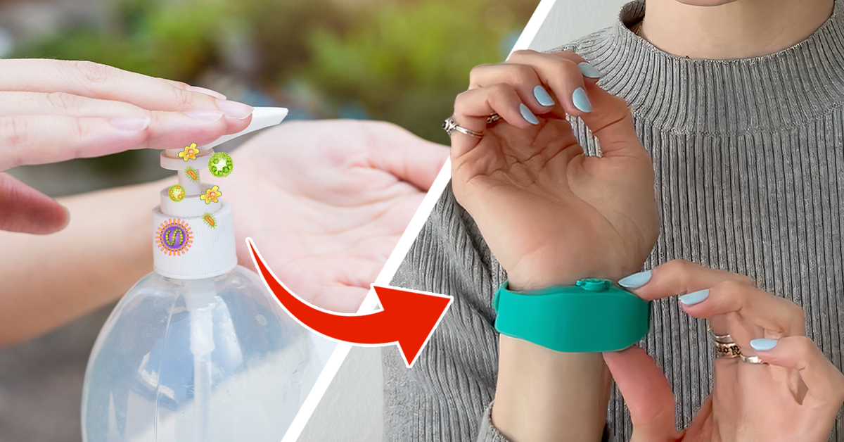 Sanistrap - Wearable Germ-Defense Wristband