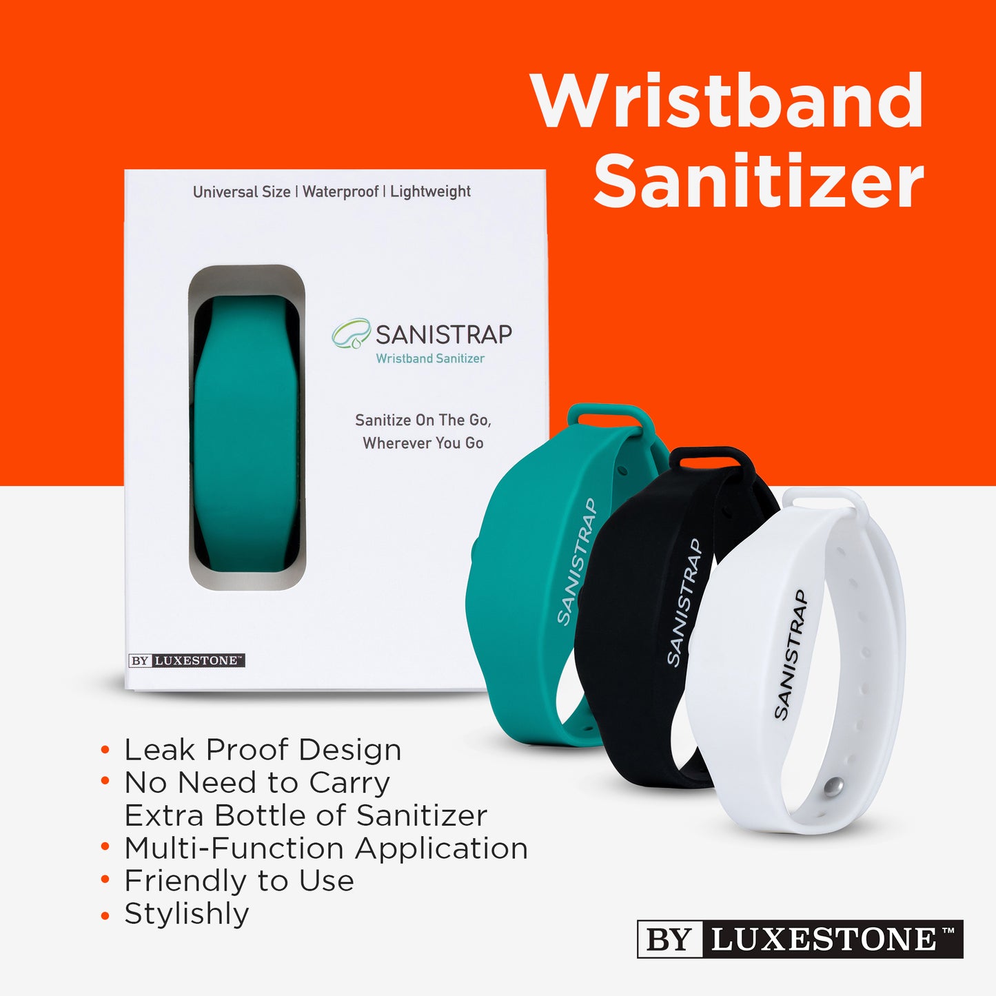 Sanistrap - Wearable Germ-Defense Wristband