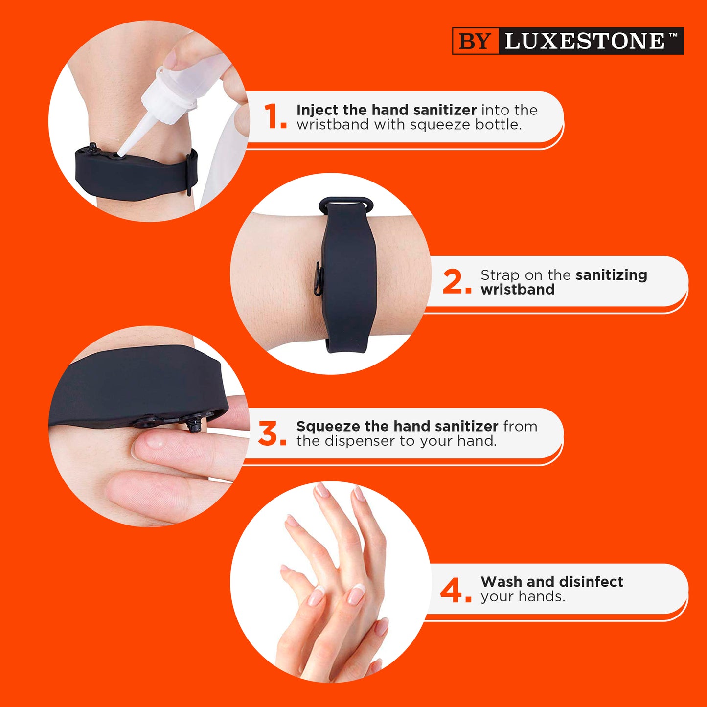 Sanistrap - Wearable Germ-Defense Wristband
